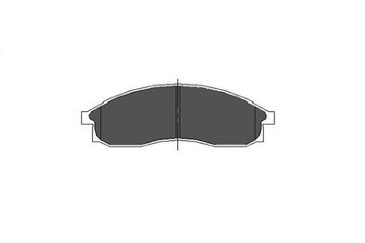 Bremžu uzliku kompl., Disku bremzes KAVO PARTS KBP-6534