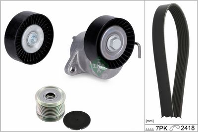 Ķīļrievu siksnu komplekts Schaeffler INA 529 0334 20
