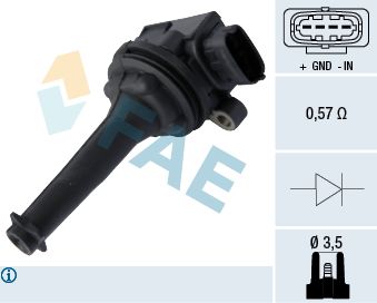 Aizdedzes spole FAE 80302