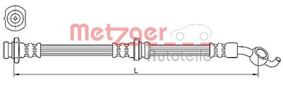 Тормозной шланг METZGER 4110392