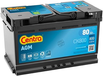Стартерная аккумуляторная батарея CENTRA CK800