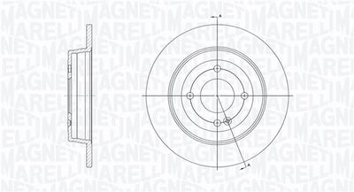 Bremžu diski MAGNETI MARELLI 361302040732