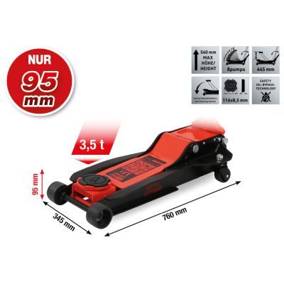 Automobiļa domkrats KS TOOLS 160.1040