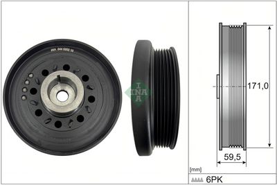 Piedziņas skriemelis, Kloķvārpsta Schaeffler INA 544 0202 10