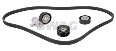 Ķīļrievu siksnu komplekts SWAG 33 10 9586