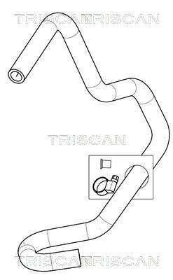 Гидравлический шланг, рулевое управление TRISCAN 8516 29094