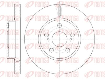 Bremžu diski REMSA 61250.10