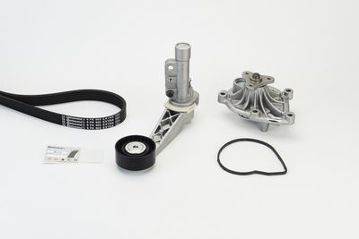 Ūdenssūknis + ķīļrievu siksnas komplekts CONTINENTAL CTAM 6PK905 EXTRA WP1