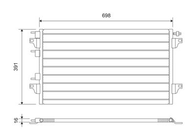 Kondensators, Gaisa kond. sistēma VALEO 817568