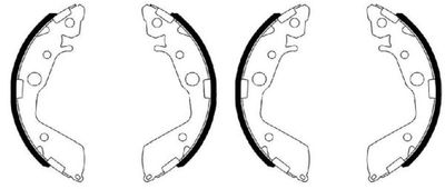 Комплект тормозных колодок TEXTAR 91087500