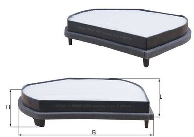 Фильтр, воздух во внутренном пространстве MAHLE LA 371