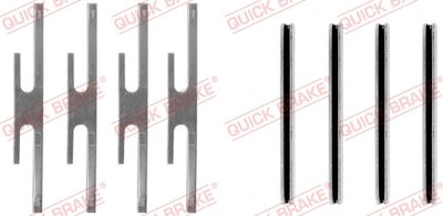 Комплектующие, колодки дискового тормоза QUICK BRAKE 109-0975