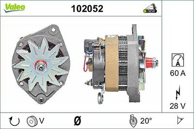 Ģenerators VALEO 102052