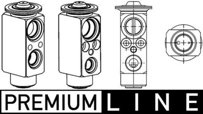 Расширительный клапан, кондиционер MAHLE AVE 68 000P