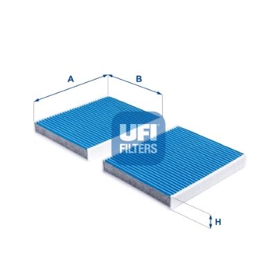 Фильтр, воздух во внутренном пространстве UFI 34.394.00