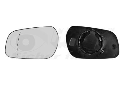 Spoguļstikls, Ārējais atpakaļskata spogulis VAN WEZEL 0955831