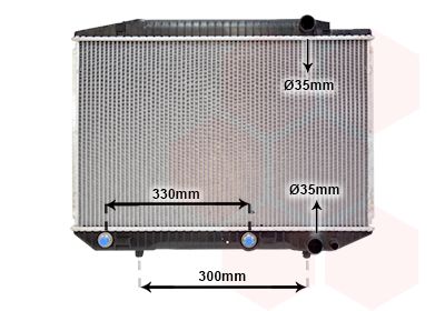 Radiators, Motora dzesēšanas sistēma VAN WEZEL 30002070