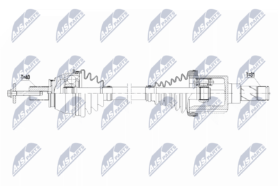 Приводной вал NTY NPW-FR-092