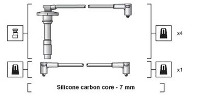 Augstsprieguma vadu komplekts MAGNETI MARELLI 941318111264