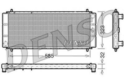Radiators, Motora dzesēšanas sistēma DENSO DRM24011