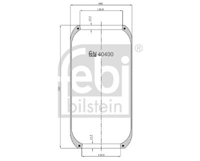 Pneimoatsperes spilvens, Pneimopiekare FEBI BILSTEIN 40400