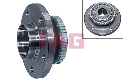 Riteņa rumbas gultņa komplekts Schaeffler FAG 713 6600 80