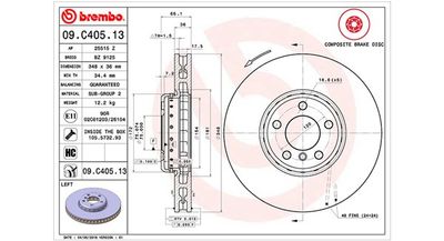 Тормозной диск MAGNETI MARELLI 360406130904