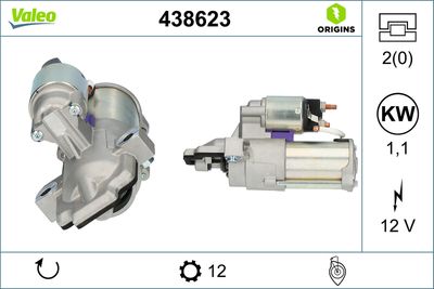 Starteris VALEO 438623