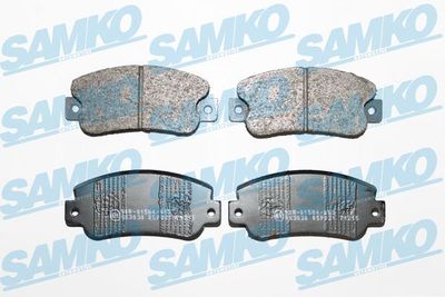 Комплект тормозных колодок, дисковый тормоз SAMKO 5SP021