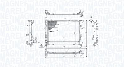 Radiators, Motora dzesēšanas sistēma MAGNETI MARELLI 350213022100
