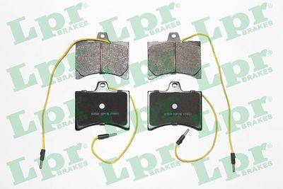 Комплект тормозных колодок, дисковый тормоз LPR 05P195