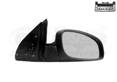 Ārējais atpakaļskata spogulis VAN WEZEL 3768808