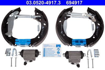 Комплект тормозных колодок ATE 03.0520-4917.3