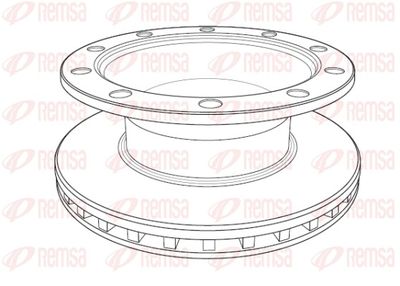 Тормозной диск REMSA NCA1199.20