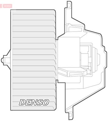 Вентилятор салона DENSO DEA09004