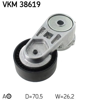 Siksnas spriegotājs, Ķīļsiksna SKF VKM 38619