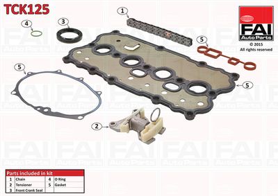 Комплект цели привода распредвала FAI AutoParts TCK125