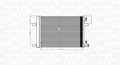 Конденсатор, кондиционер MAGNETI MARELLI 350203769000