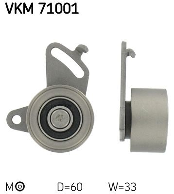 Натяжной ролик, ремень ГРМ SKF VKM 71001