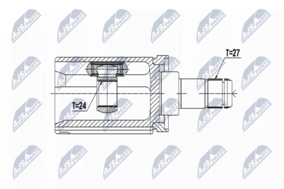 Шарнирный комплект, приводной вал NTY NPW-BM-060