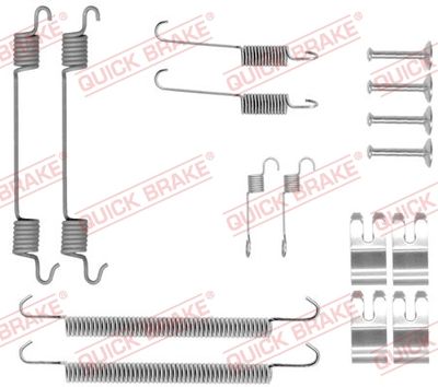 Lisakomplekt, Piduriklotsid QUICK BRAKE 105-0029