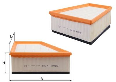 Gaisa filtrs KNECHT LX 709