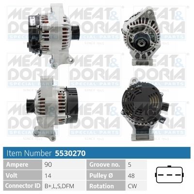 Генератор MEAT & DORIA 5530270