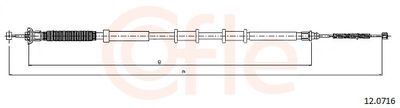 Тросик, cтояночный тормоз COFLE 92.12.0716