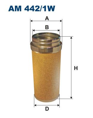 Sekundārā gaisa filtrs FILTRON AM 442/1W