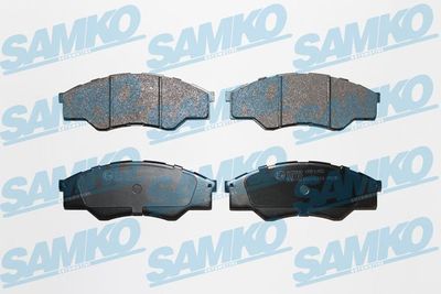 Комплект тормозных колодок, дисковый тормоз SAMKO 5SP1452