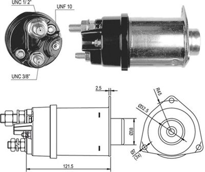 Ievilcējrelejs, Starteris MAGNETI MARELLI 940113050026