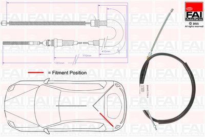 Trose, Stāvbremžu sistēma FAI AutoParts FBC0019