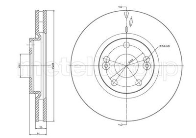 Bremžu diski METELLI 23-1130