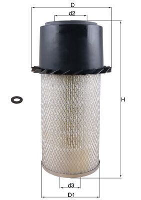 Воздушный фильтр MAHLE LX 18